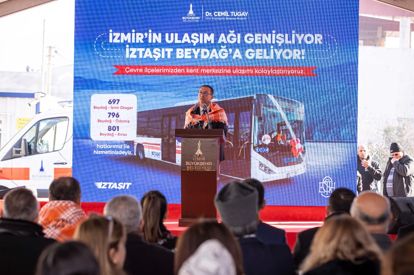 İZTAŞIT kolaylığında 7’nci durak Beydağ  Tugay: İzmir'in hakkını sonuna kadar savunacağız.