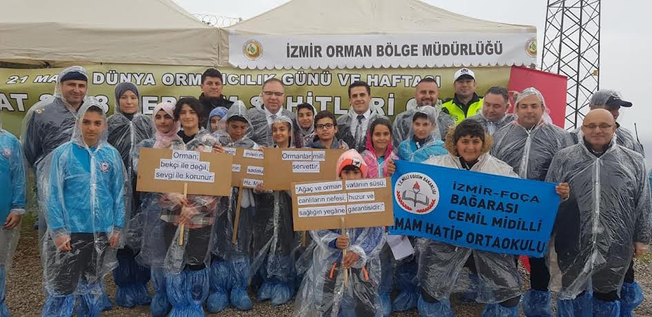 Foça'da Orman Haftası Kutlama ve Fidan Dikim  Etkinliği