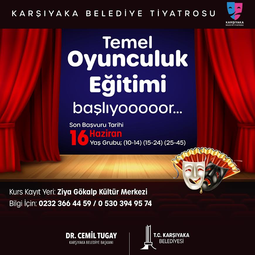 Karşıyaka Belediye Tiyatrosu yaz kursu kayıtları başladı!