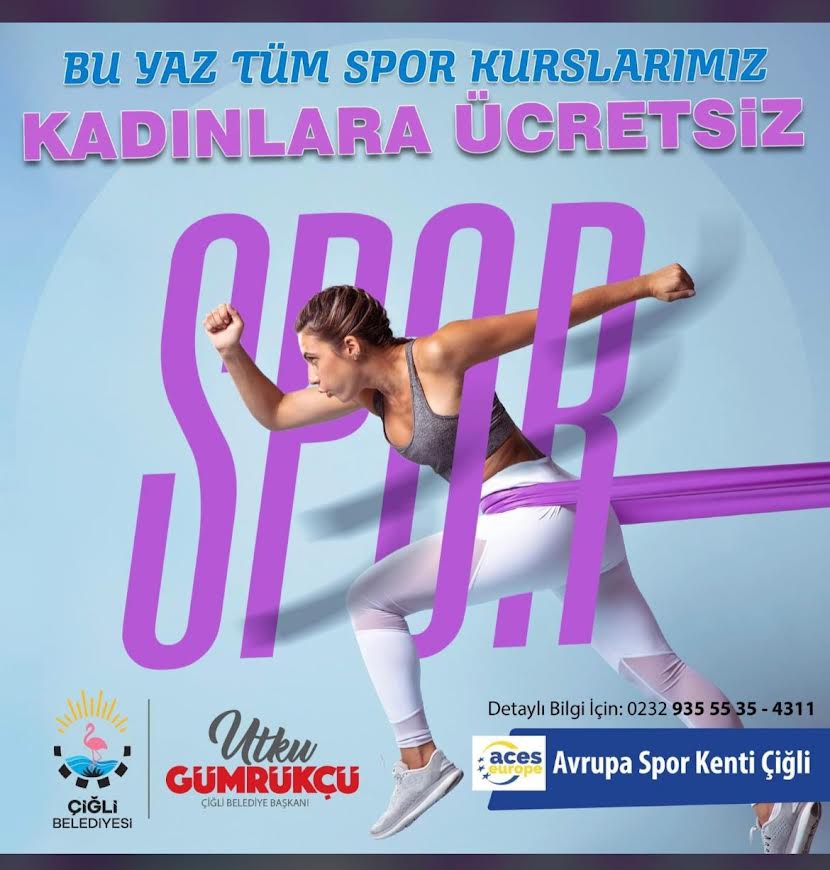 Çiğli Belediyesi’nden Kadınlara Özel Yaz Spor Kursları