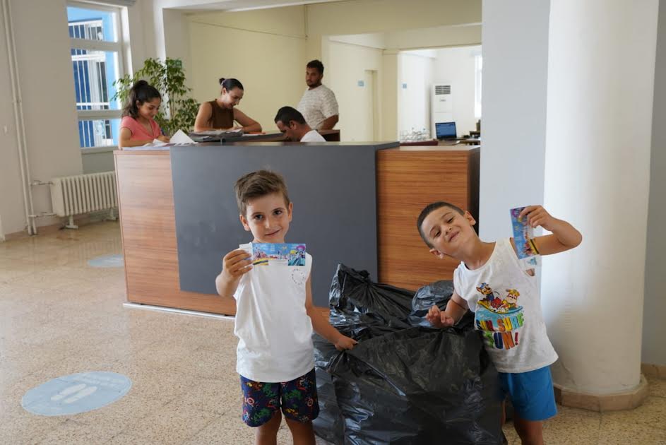 Çeşme’de atıklar eğlenceye dönüşüyor