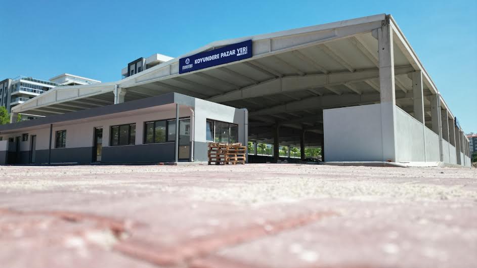 KOYUNDERE PAZAR YERİ AÇILIŞA HAZIRLANIYOR