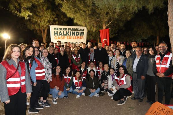 Meslek Fabrikası nöbeti sürüyor