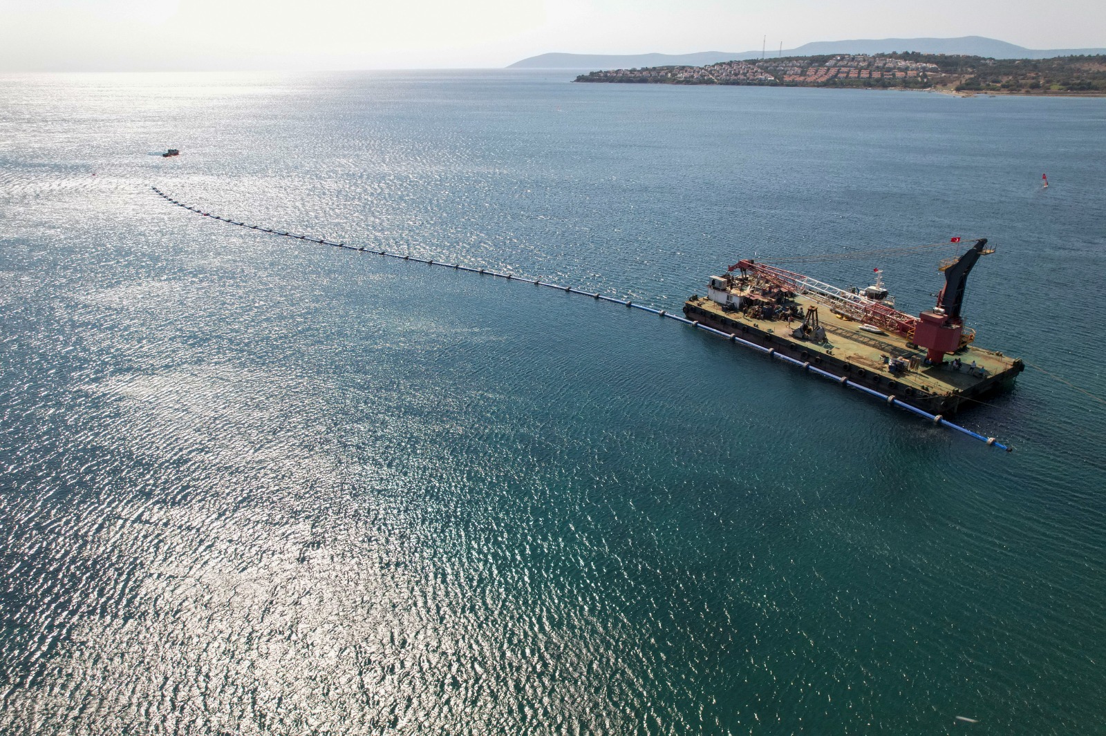 Akarca Koyu’nun su kalitesini artıracak projede sona doğru