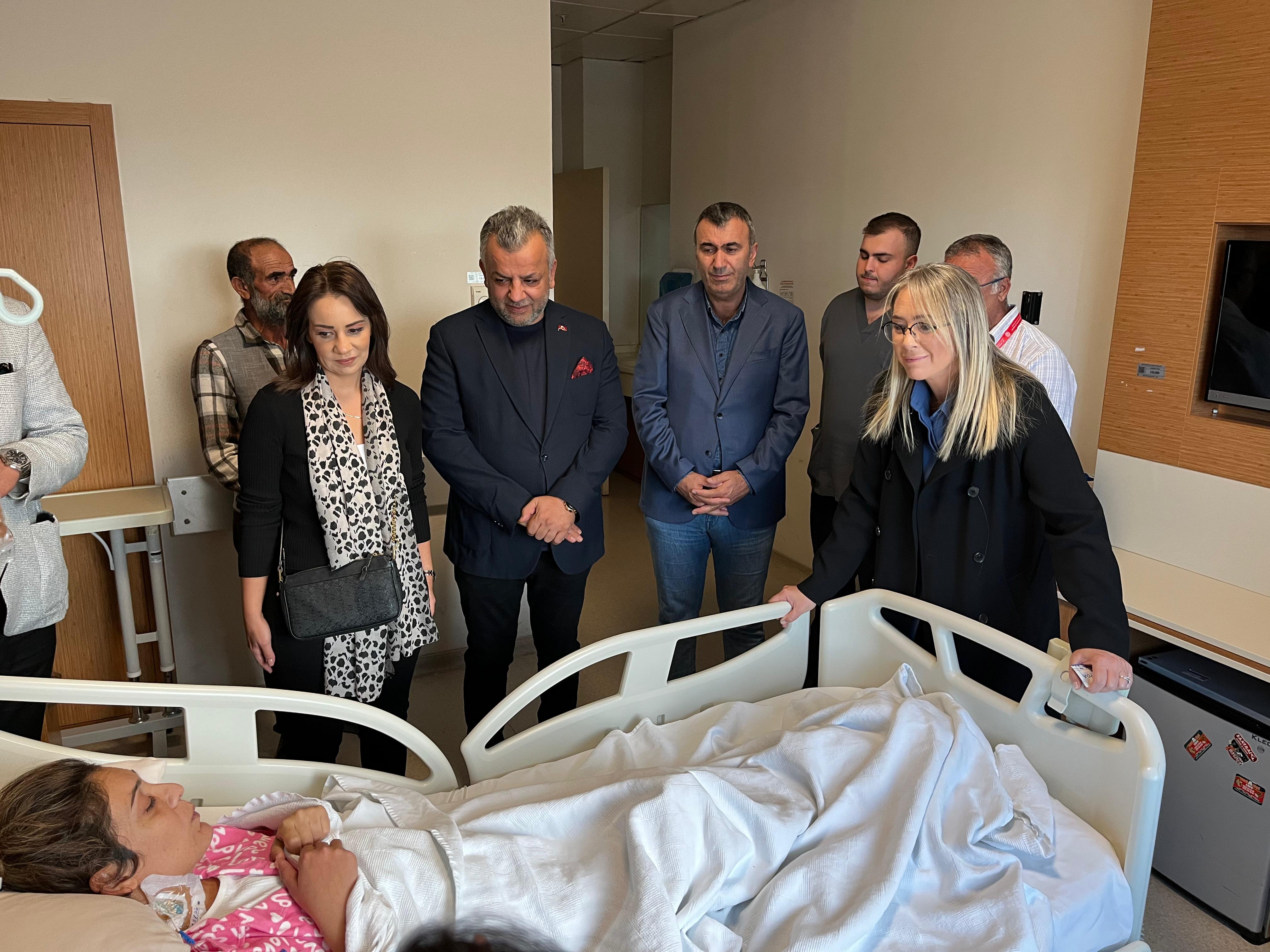 AK Partili Çankırı Özge Polat'ı Ziyaret Etti, Cumhurbaşkanının  Talimatını Açıkladı