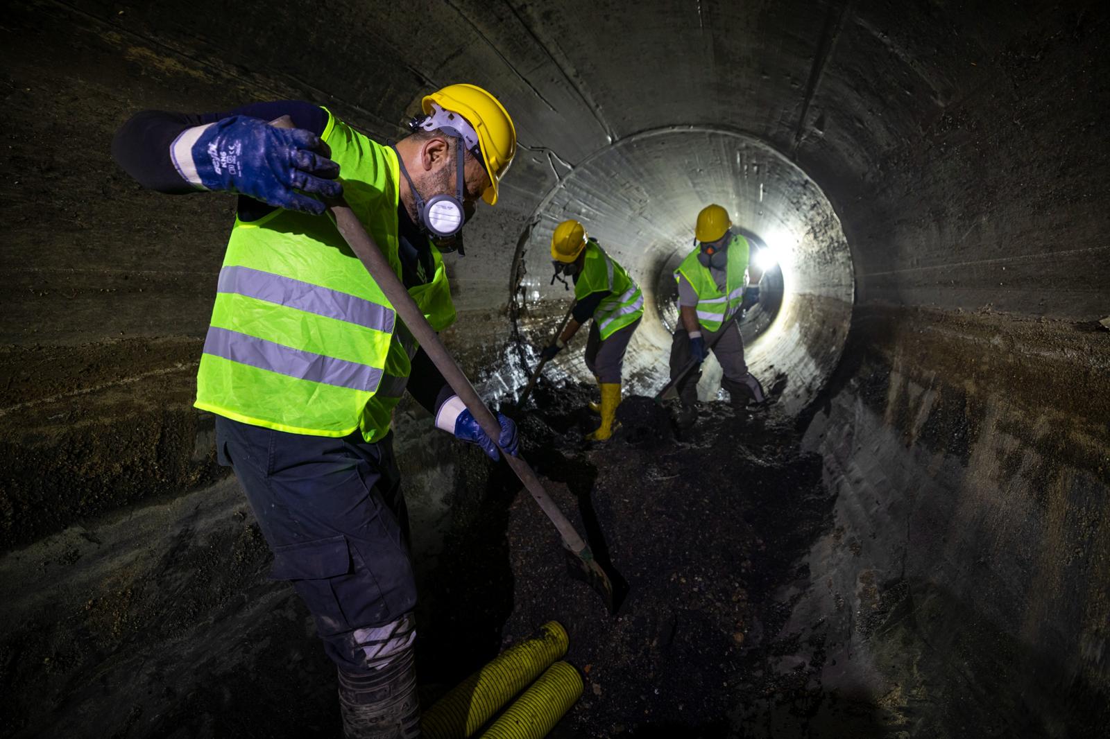 Ana kuşaklama hattında temizlik harekatı,  Yer altındaki temizlik Körfez’e nefes aldırıyor