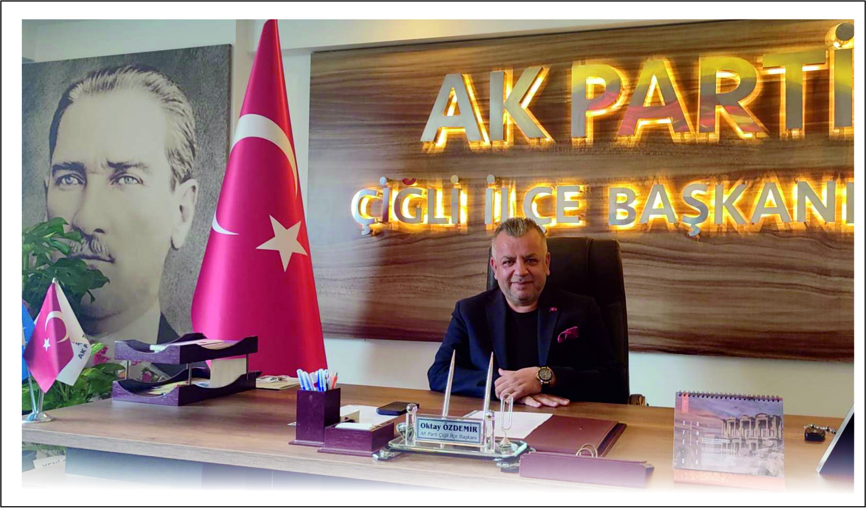 AK Parti Çiğli İlçe Başkanı Oktay Özdemir'den açılış tepkisi: Cümbür cemaat aça aça bir lokanta mı açtınız!