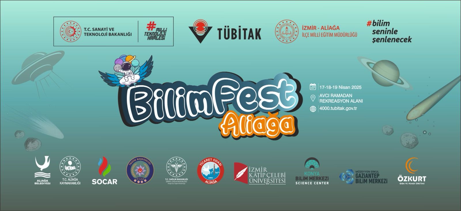 Aliağa’da, Ülkenin En Büyük 10 Bilim Festivalinden Biri Gerçekleştirilecek