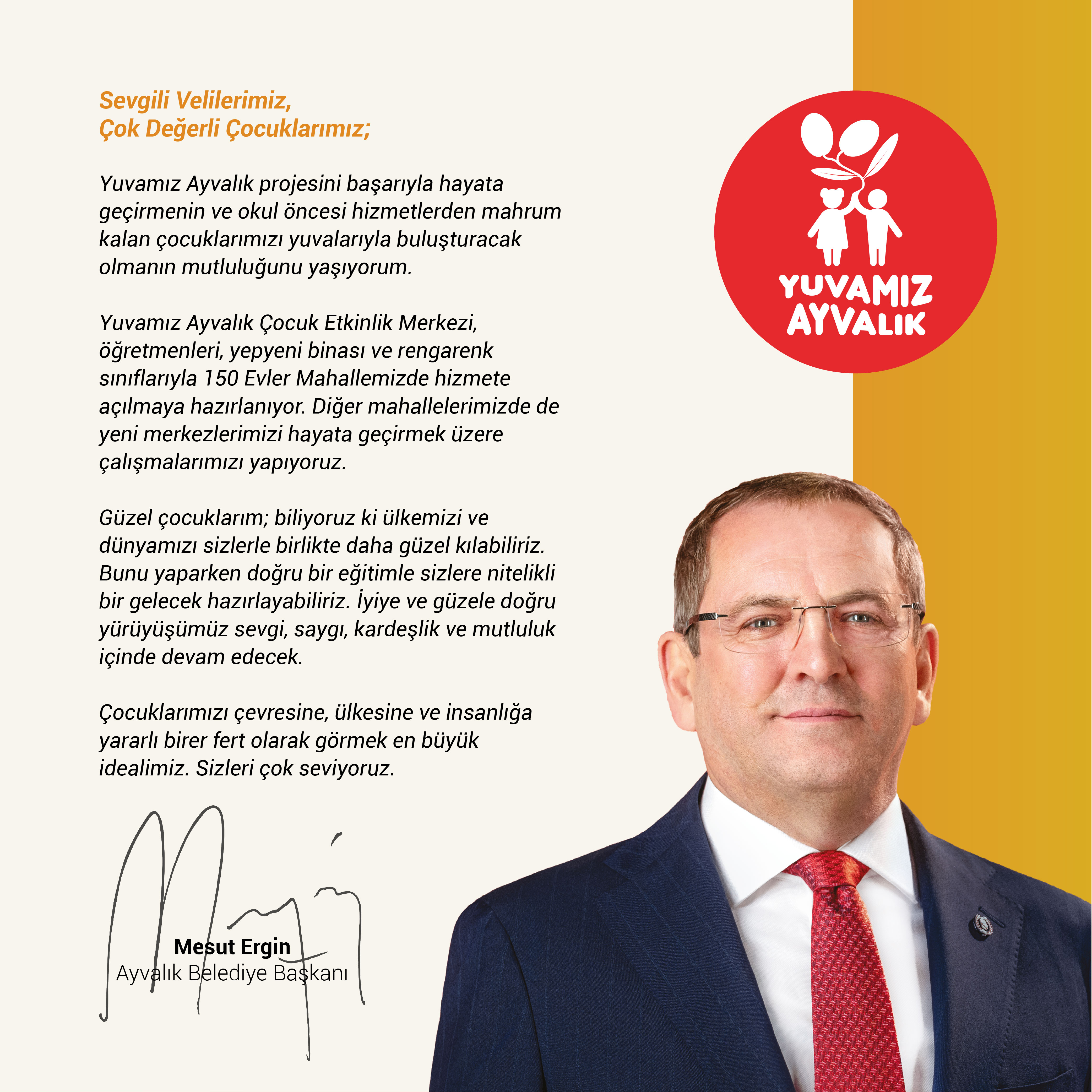  Başkan Mesut Ergin, “Kimse yolumuzdan döndüremez!”    