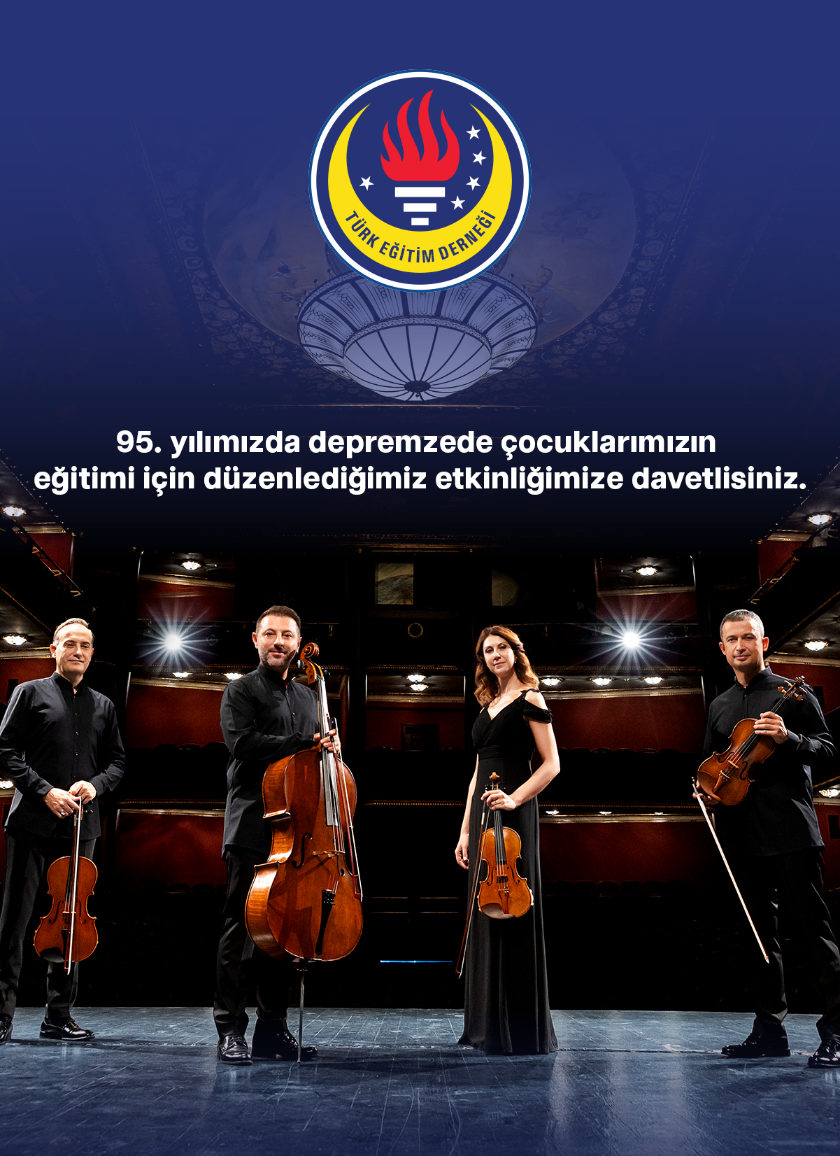 Türk Eğitim Derneği depremzede çocukların eğitimi için her afette olduğu gibi yine kolları sıvadı