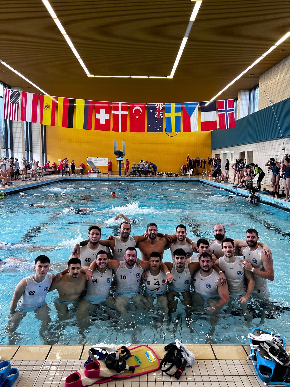 EÜ Sualtı Ragbisi takımı dünya dördüncüsü oldu