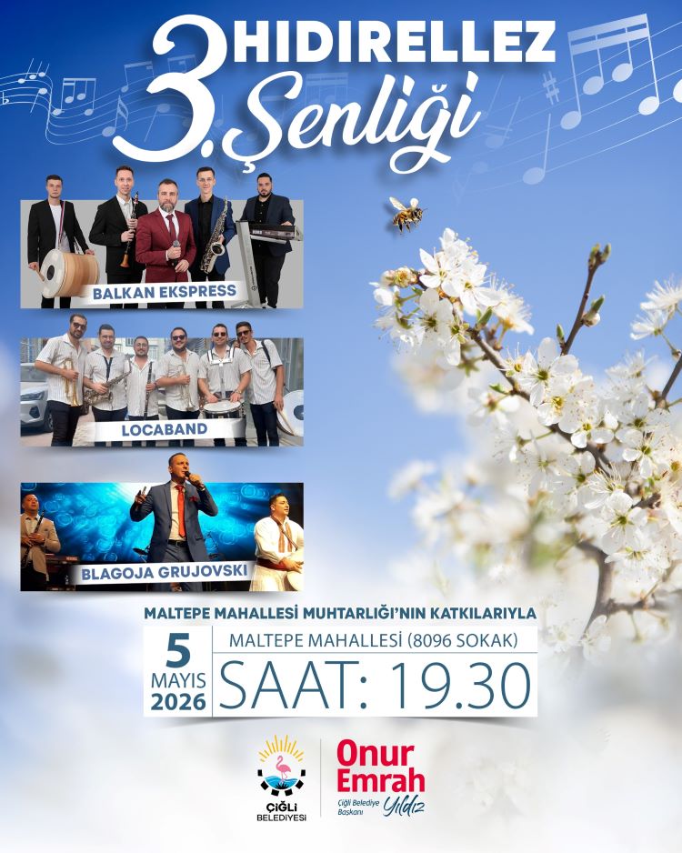 Çiğli’de Bahar Rüzgarı: 3. Hıdırellez Şenliği