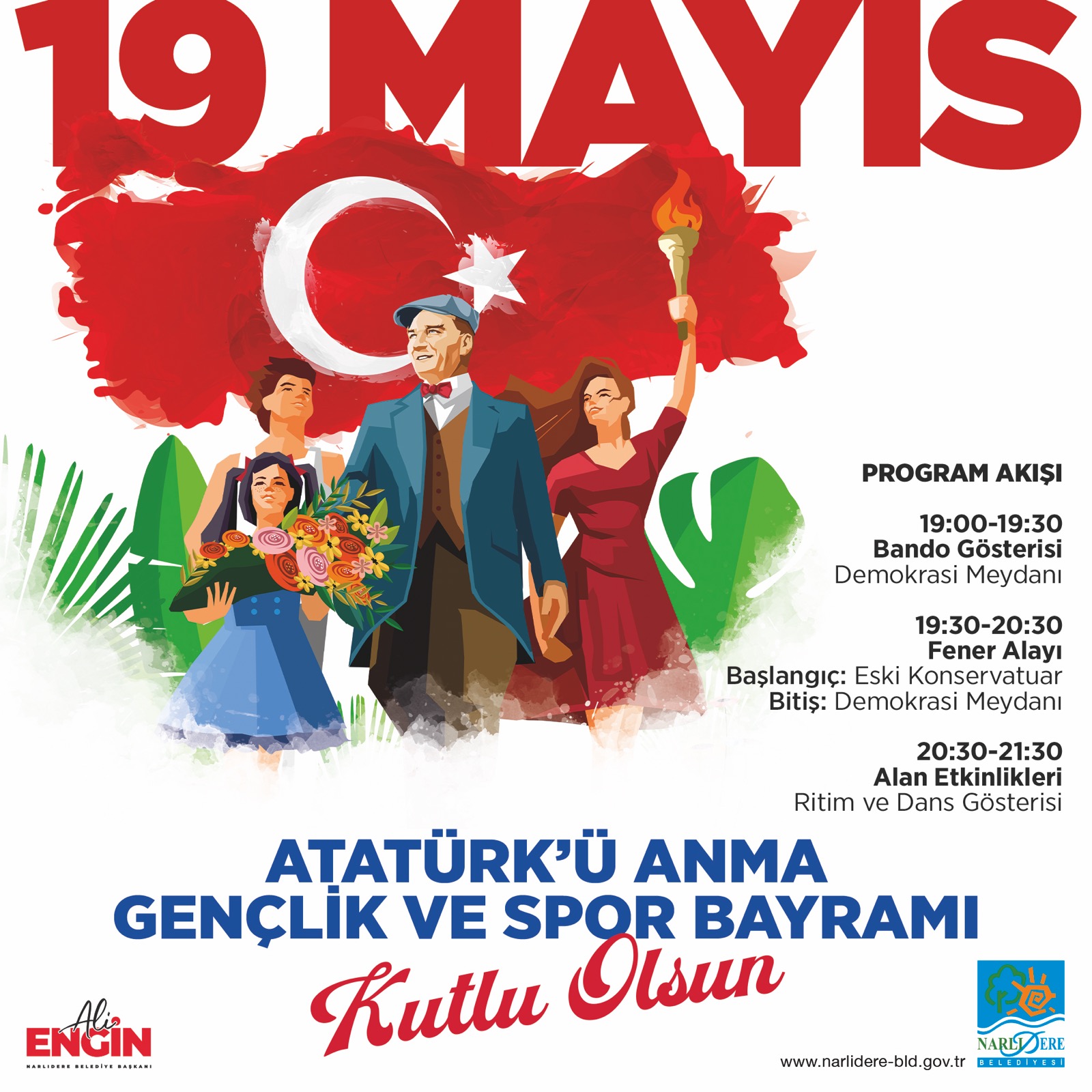 NARLIDERE 19 MAYIS’I FENER ALAYI İLE KUTLAYACAK