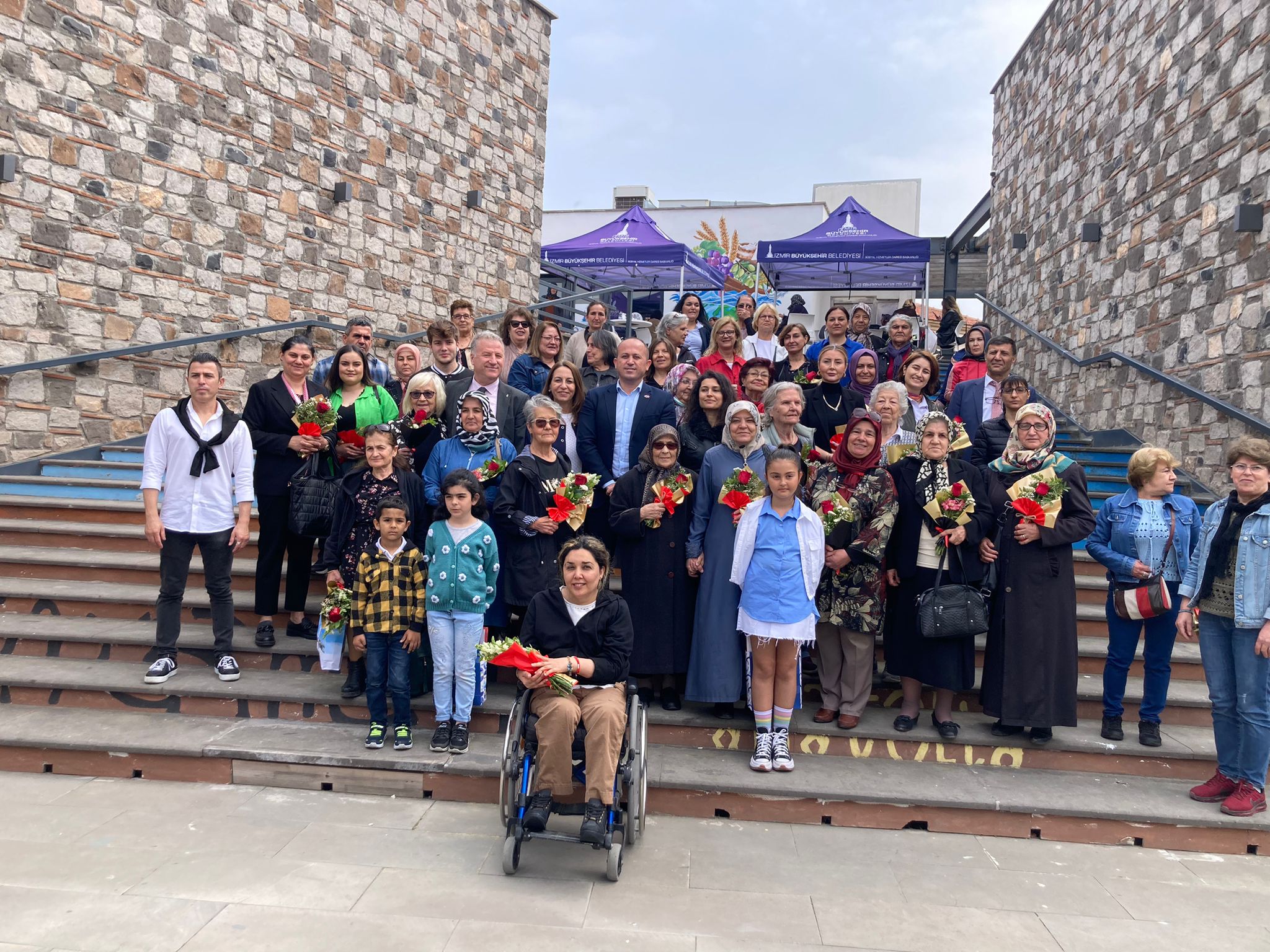 Şehit anneleri ve eşleri Anneler Günü kahvaltısında buluştu