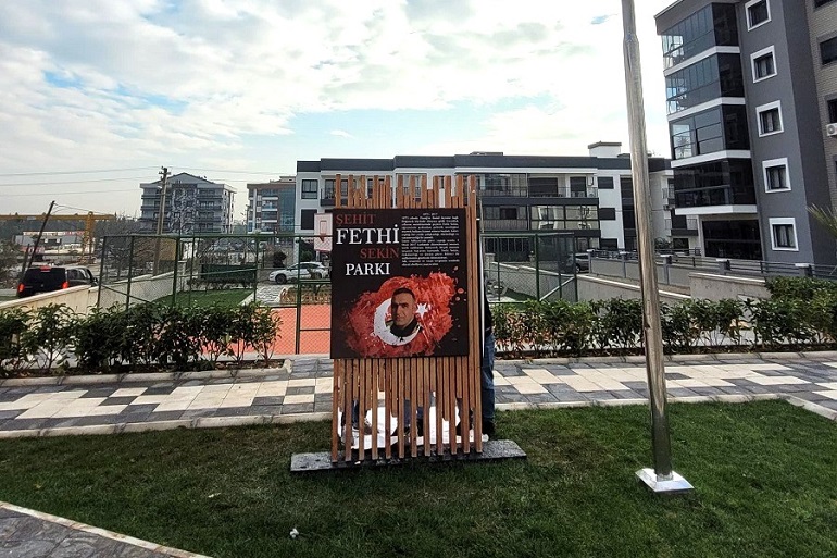 Şehit Fethi Sekin Park'ı Menderes'e Kazandırıldı