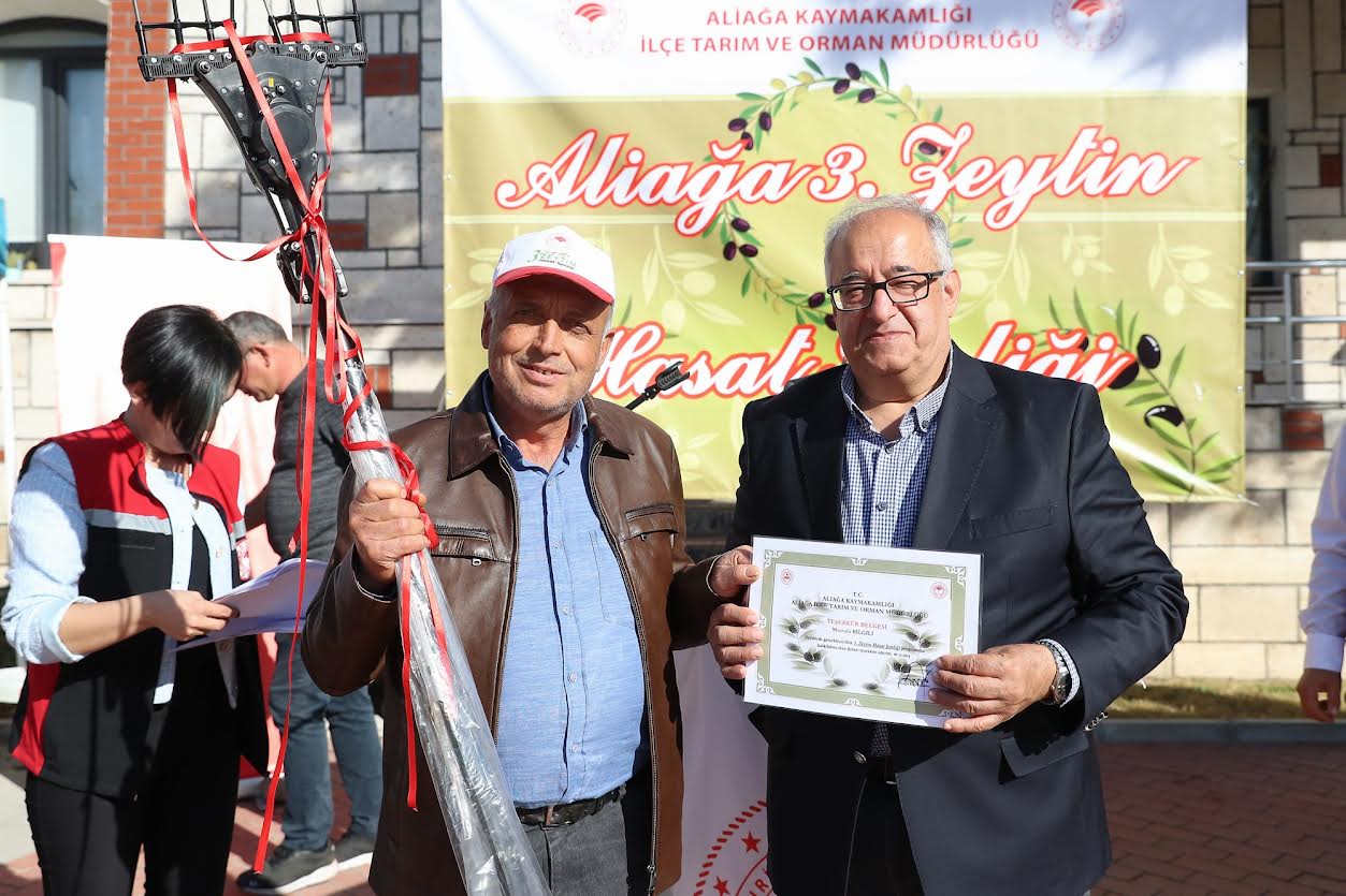 Aliağa’da 3. Zeytin Hasat Şenliği Düzenlendi
